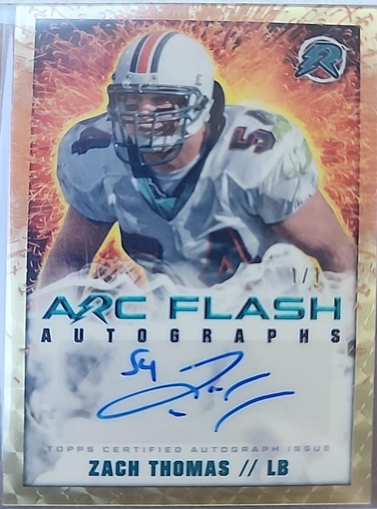 Zach Thomas [Superfractor] #AFA-ZT