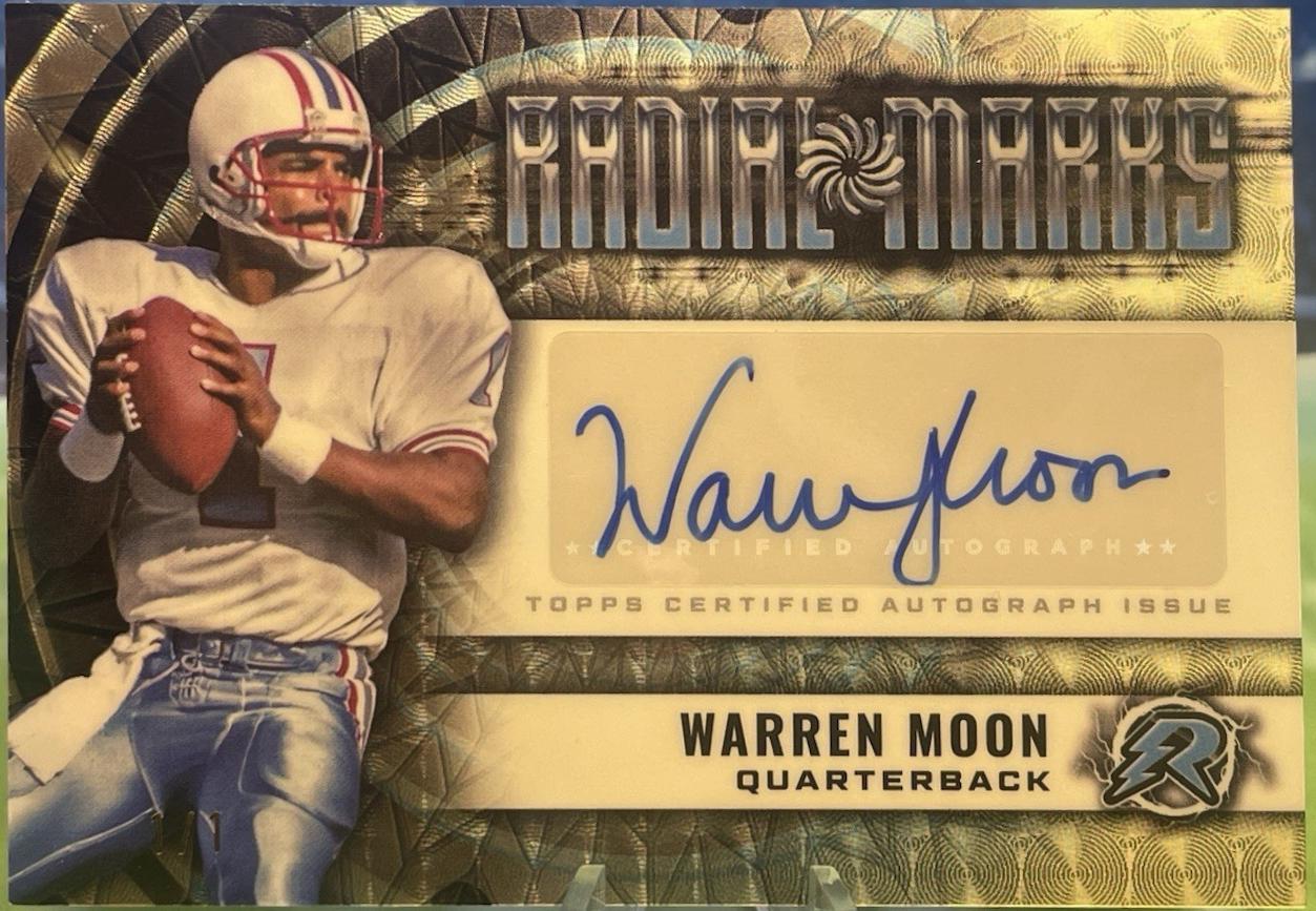 Warren Moon [Superfractor] #RM-WM