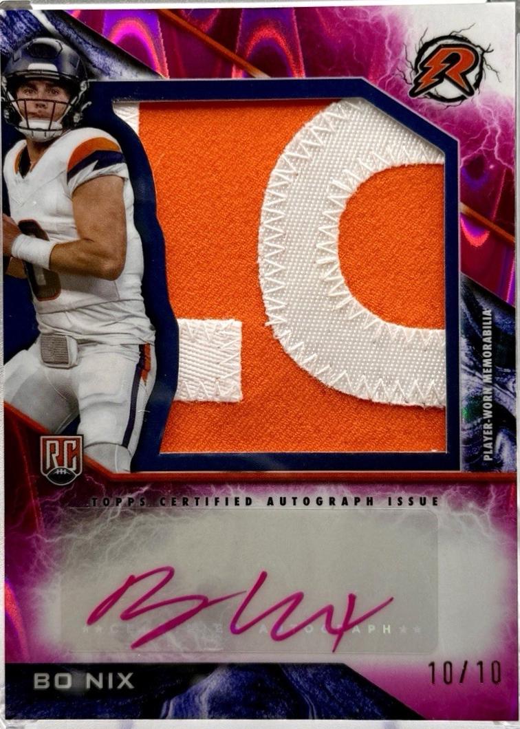 Bo Nix [Pink Power Surge] #RPA-BN
