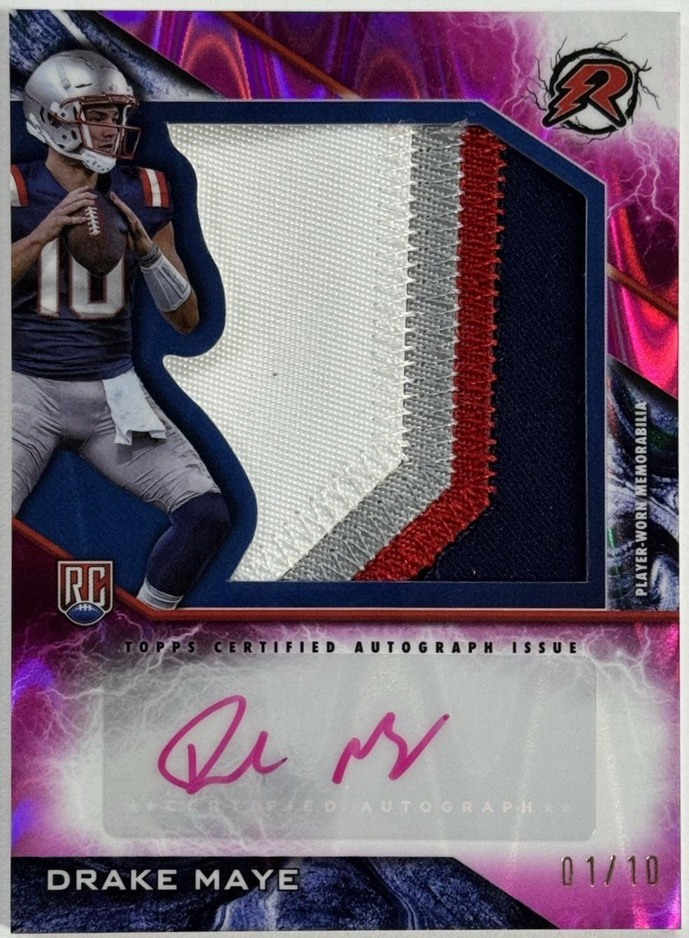 Drake Maye [Pink Power Surge] #RPA-DM