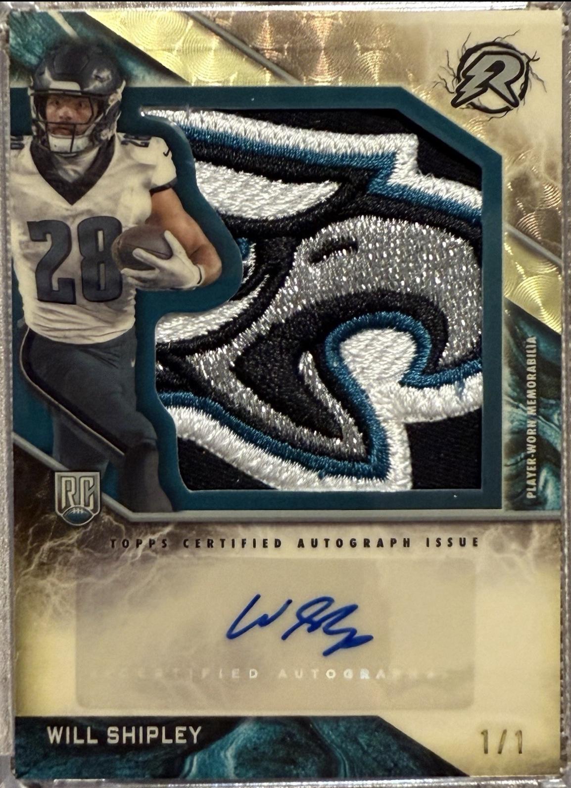 Will Shipley [Superfractor] #RPA-WS