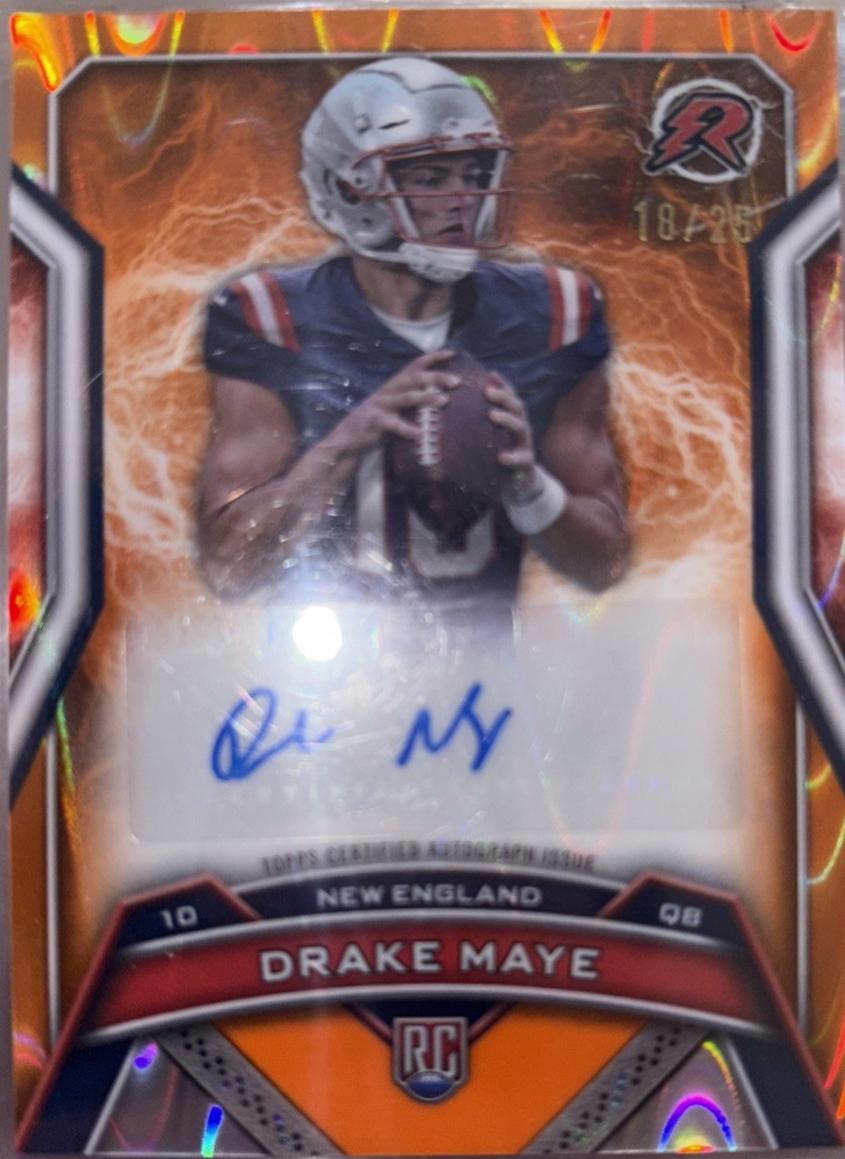 Drake Maye [Orange Power Surge] #RRS-DM