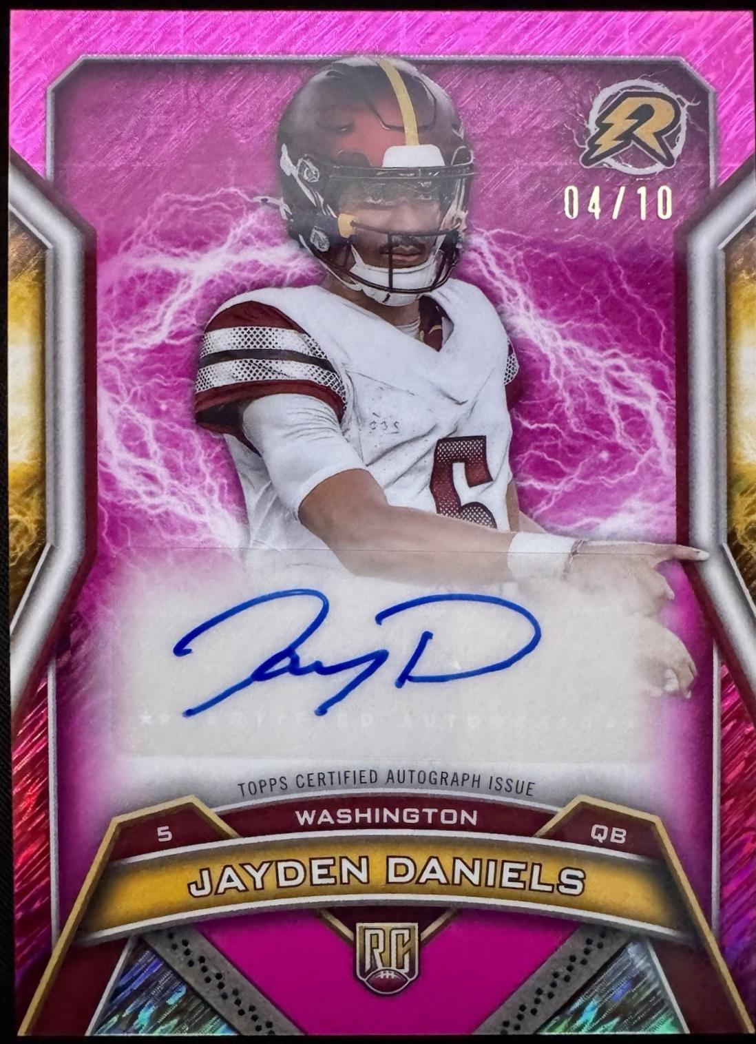Jayden Daniels [Pink Static] #RRS-JD