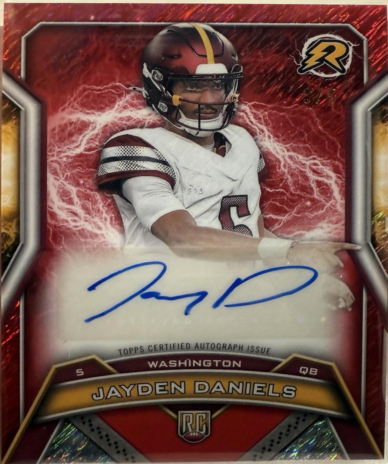 Jayden Daniels [Red Static] #RRS-JD