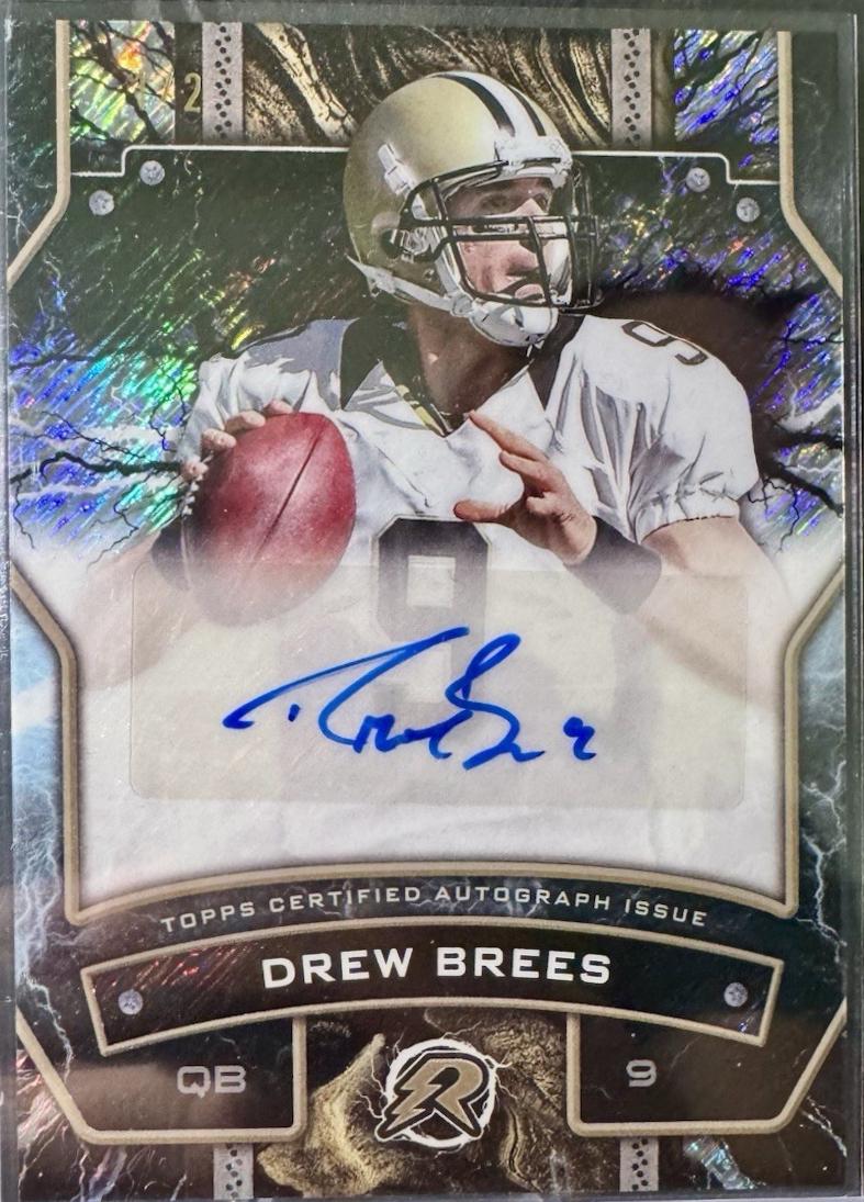 Drew Brees [Black Static] #RS-DBR