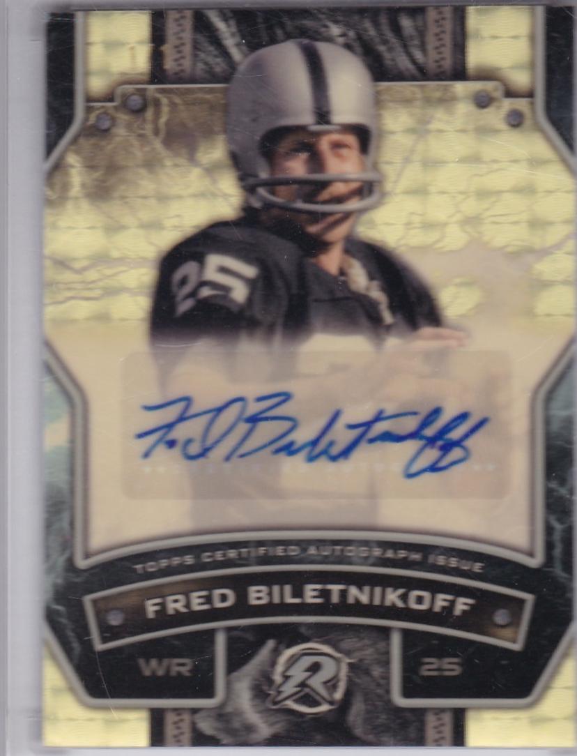 Fred Biletnikoff [Superfractor] #RS-FB