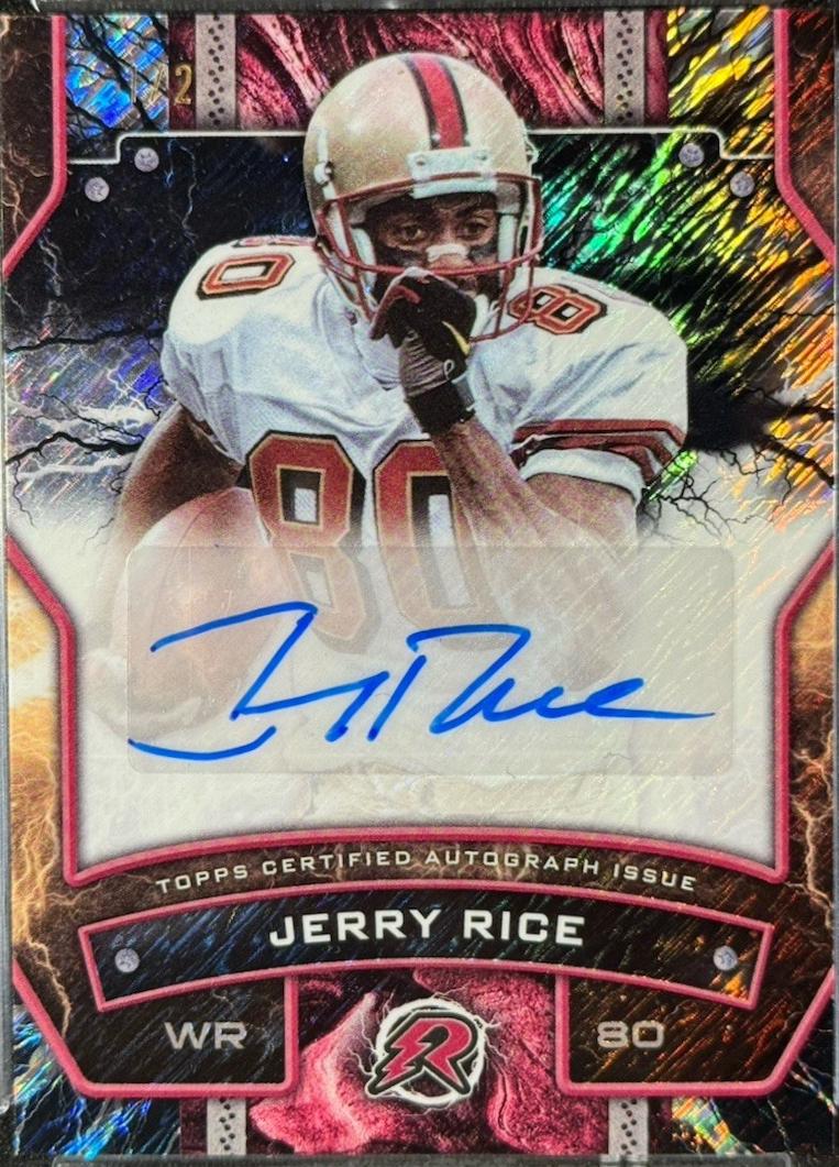 Jerry Rice [Black Static] #RS-JR