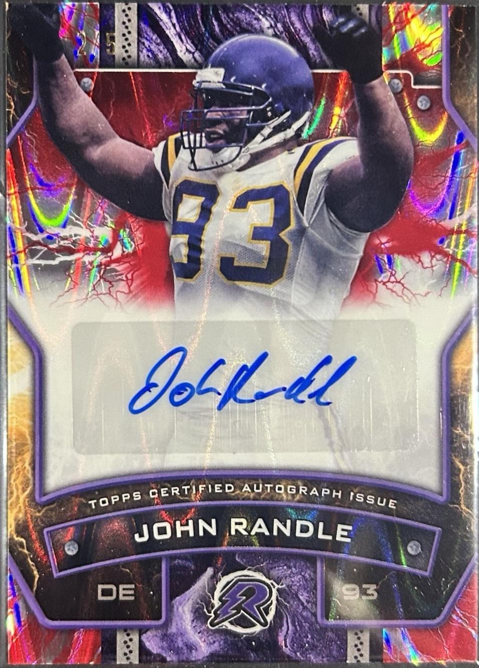 John Randle [Red Static] #RS-JRA