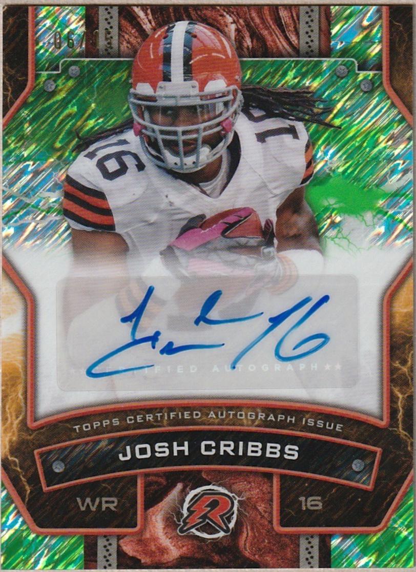 Josh Cribbs [Lime Green Static] #RS-JC
