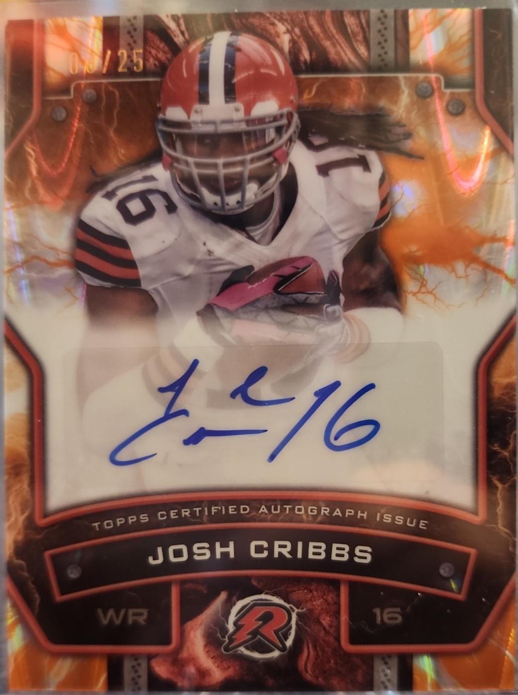 Josh Cribbs [Orange Power Surge] #RS-JC