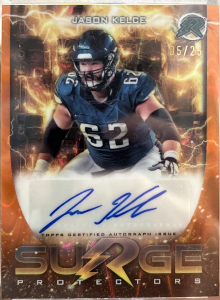 Jason Kelce [Orange Power Surge] #SPS-JK