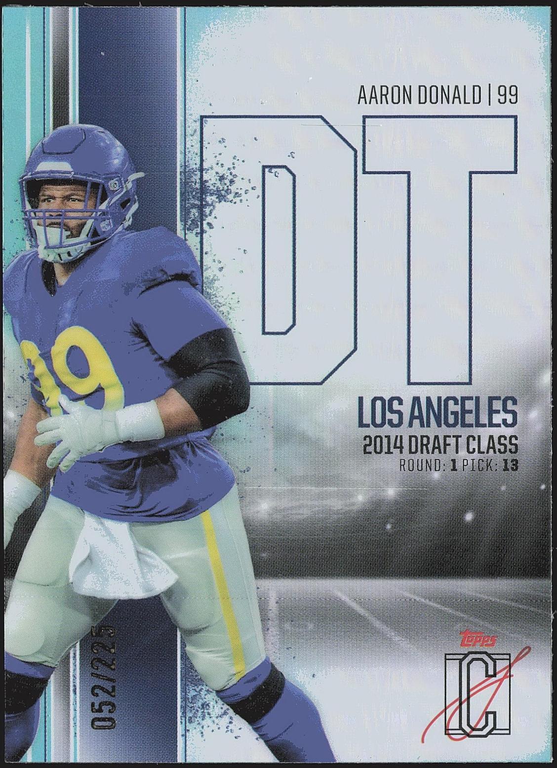 Aaron Donald [Teal] #BCV-25
