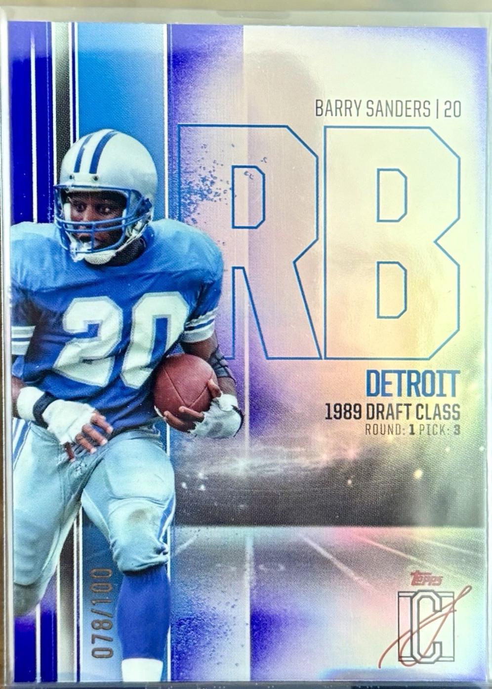 Barry Sanders [Purple] #BCV-15