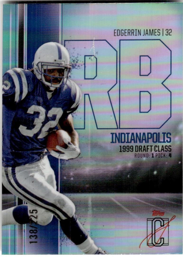 Edgerrin James [Teal] #BCV-21