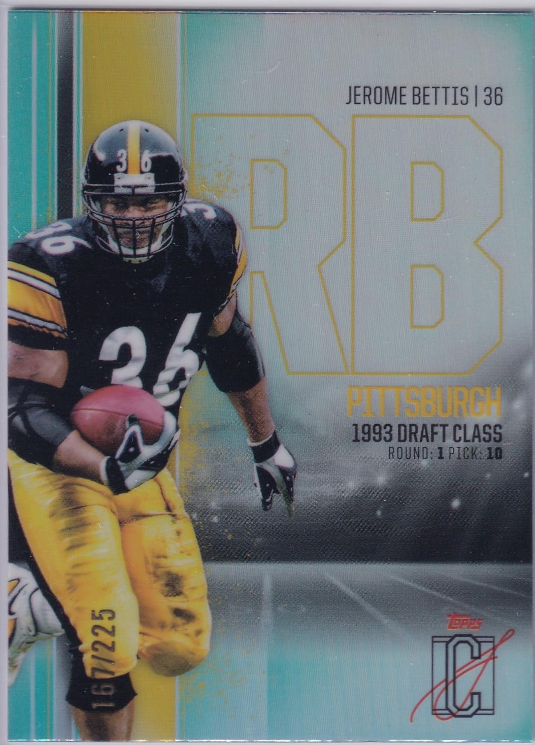Jerome Bettis [Teal] #BCV-49