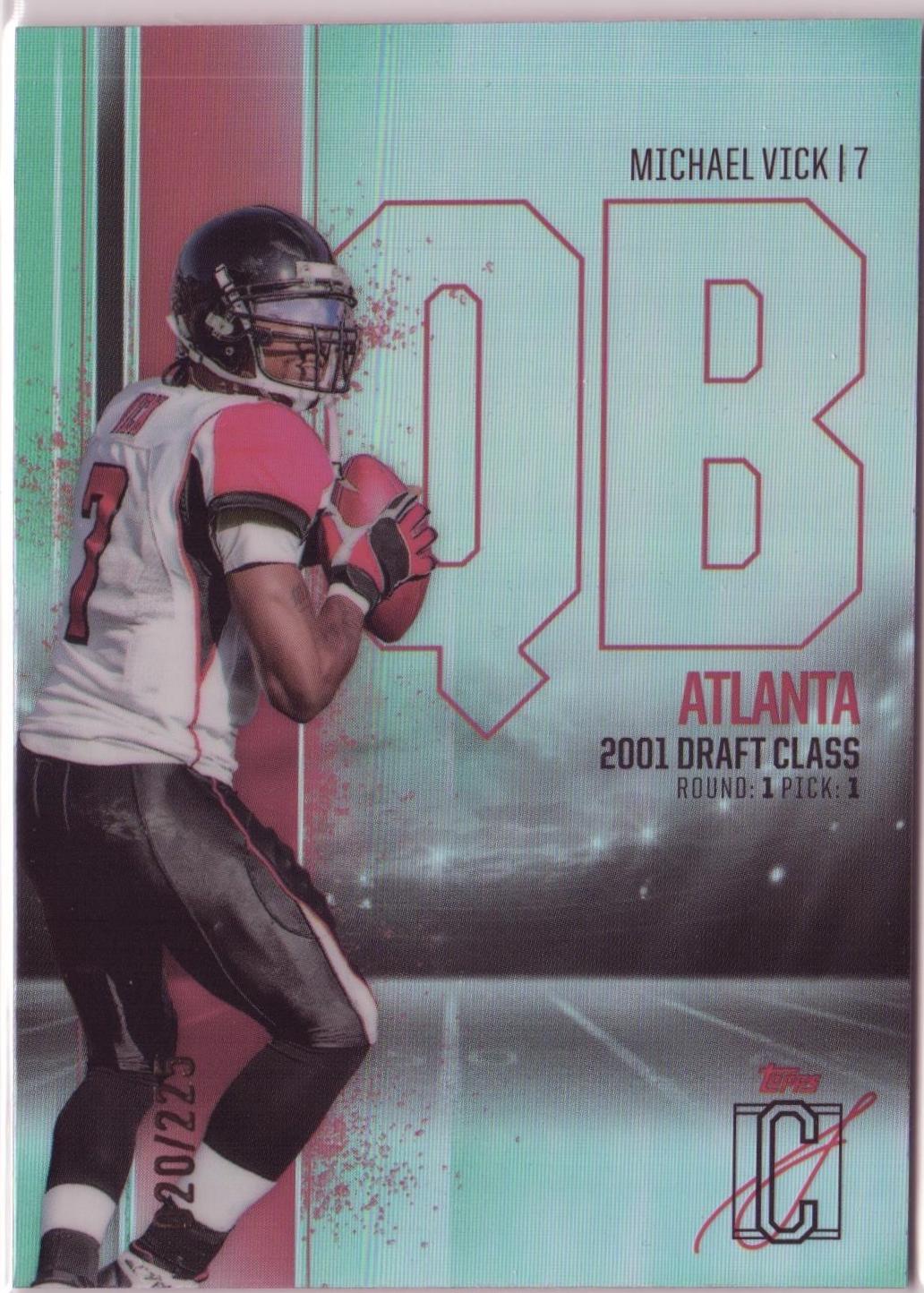 Michael Vick [Teal] #BCV-2