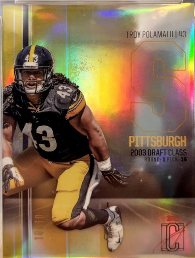Troy Polamalu [Gold] #BCV-46