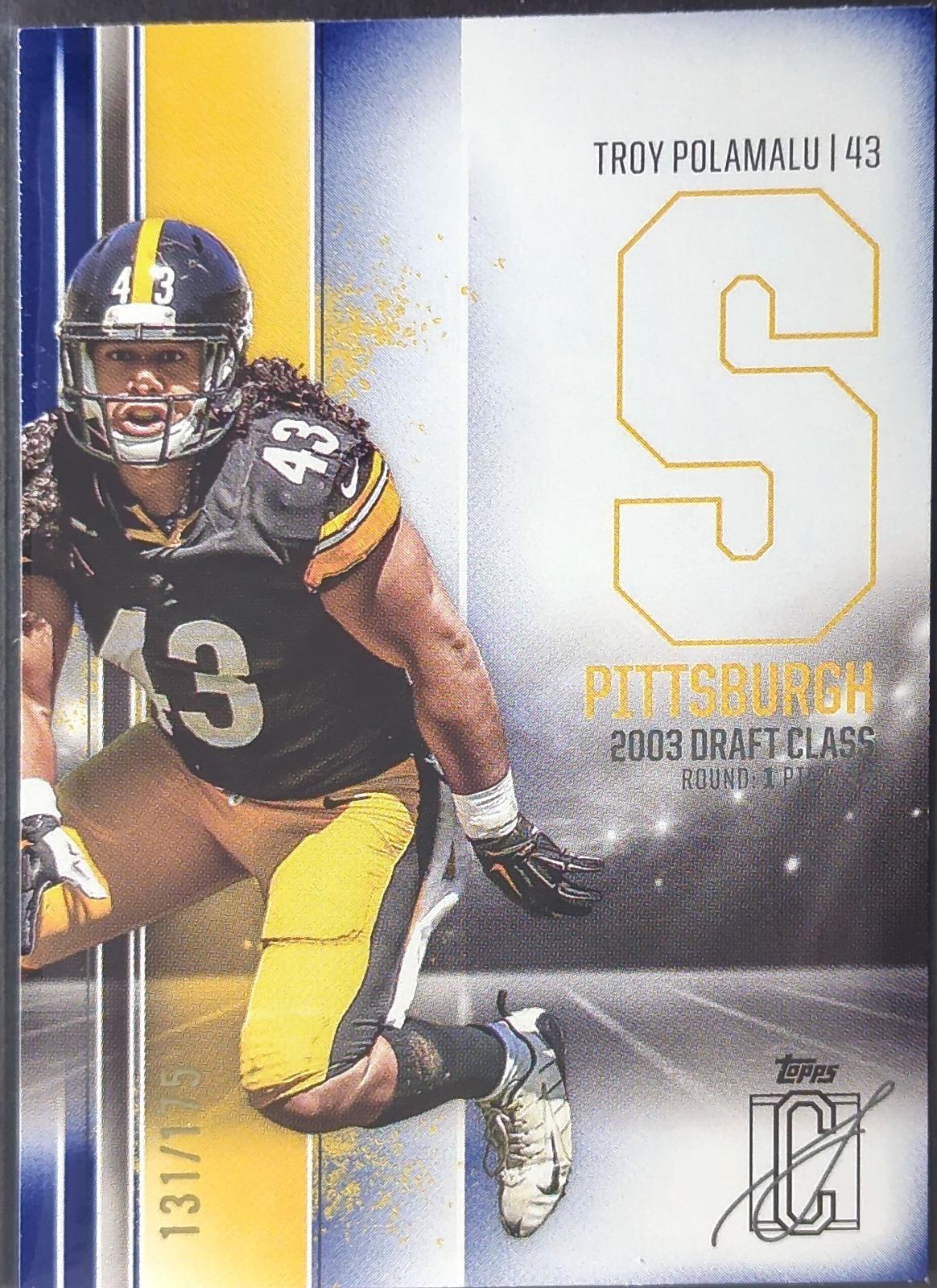 Troy Polamalu [Indigo] #BCV-46