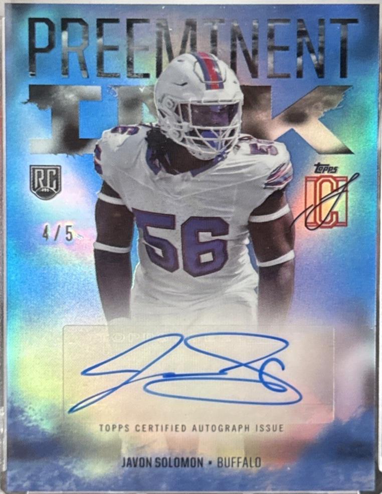 Javon Solomon [Blue] #PI-JSO