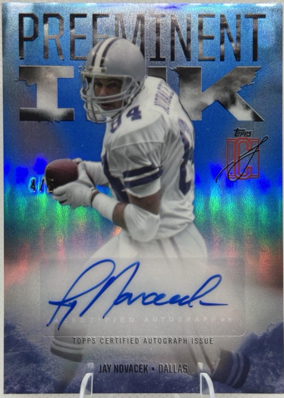 Jay Novacek [Blue] #PI-JN