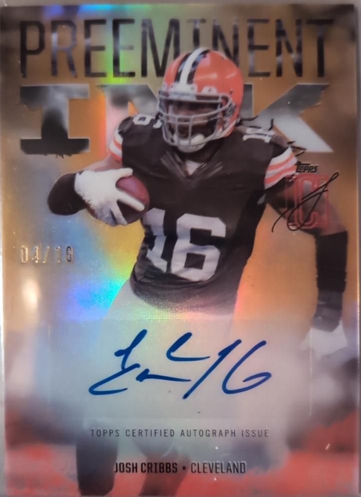 Josh Cribbs [Gold] #PI-JC