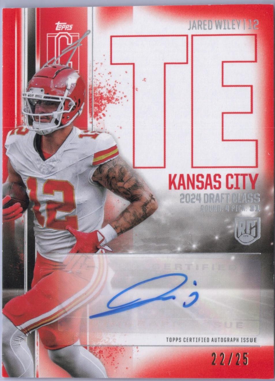 Jared Wiley [Red] #RCA-JW