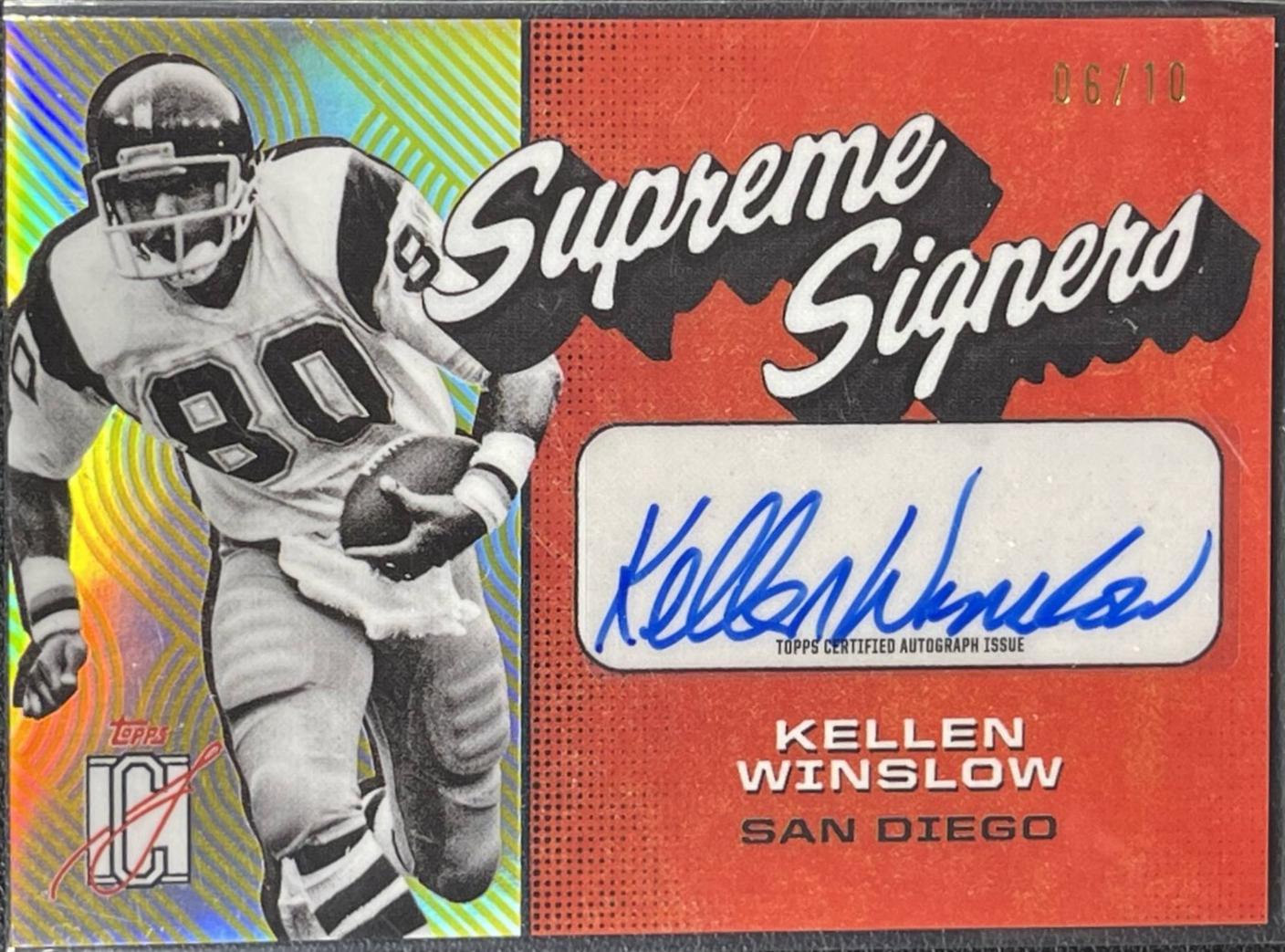 Kellen Winslow [Gold] #SS-KW