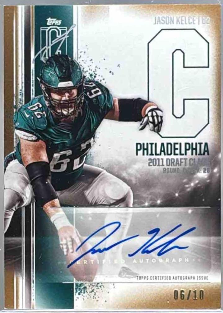 Jason Kelce [Gold] #VCA-JKE