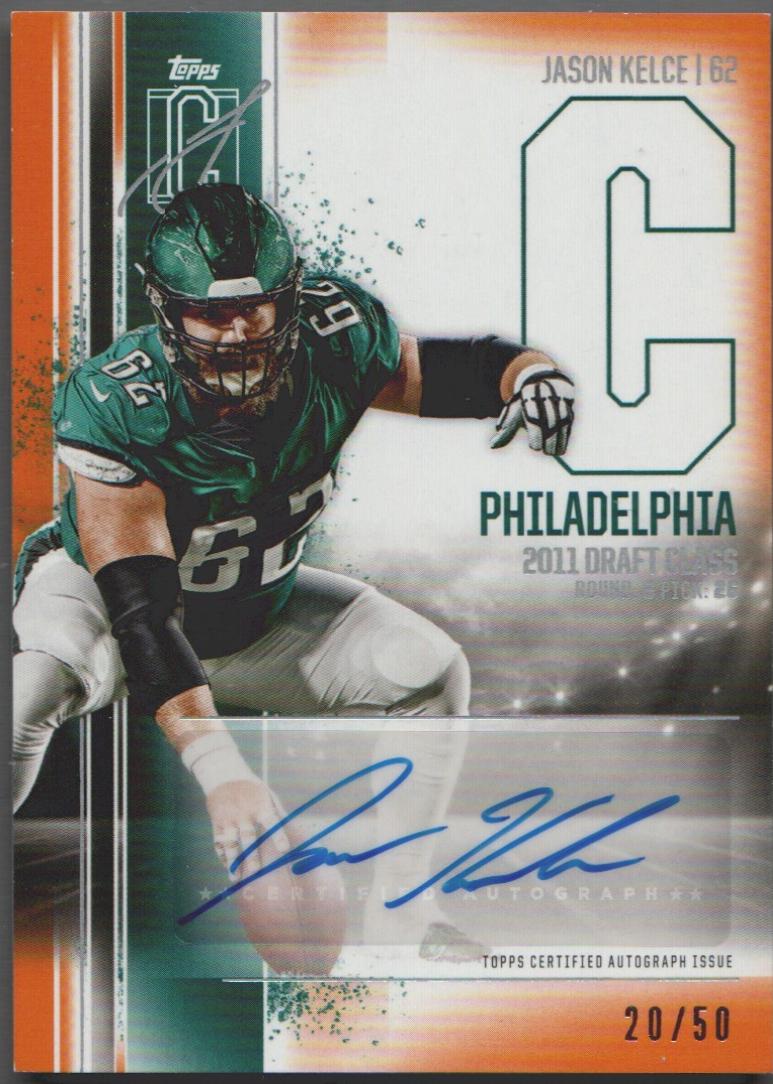 Jason Kelce [Orange] #VCA-JKE