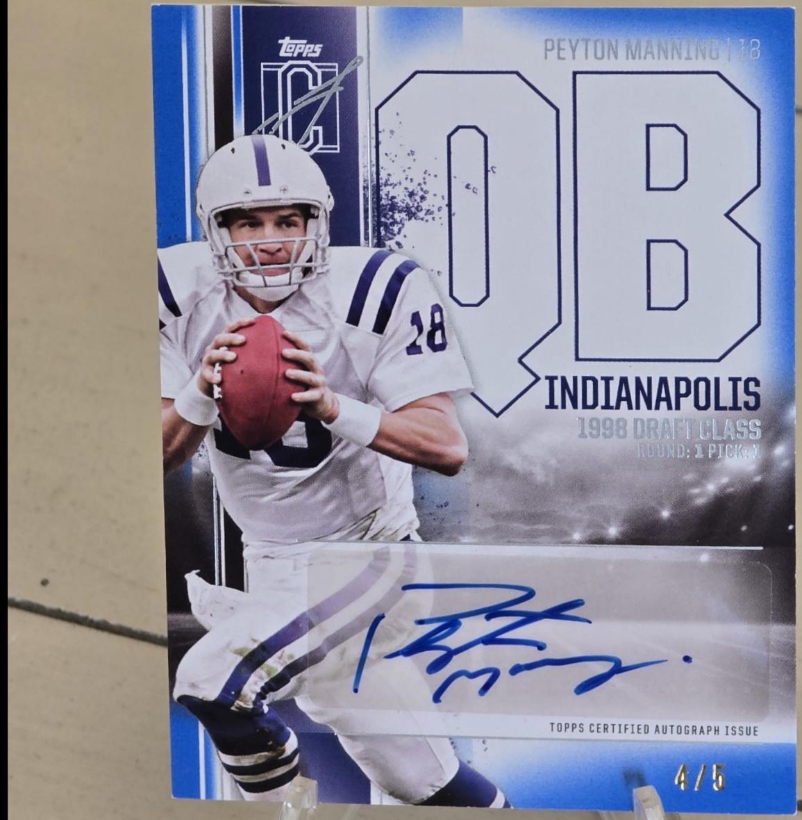 Peyton Manning [Blue] #VCA-PM