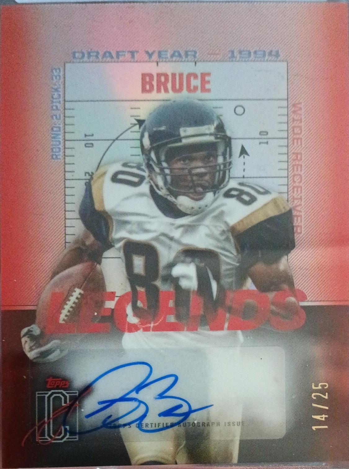 Isaac Bruce [Red] #LCA-IB