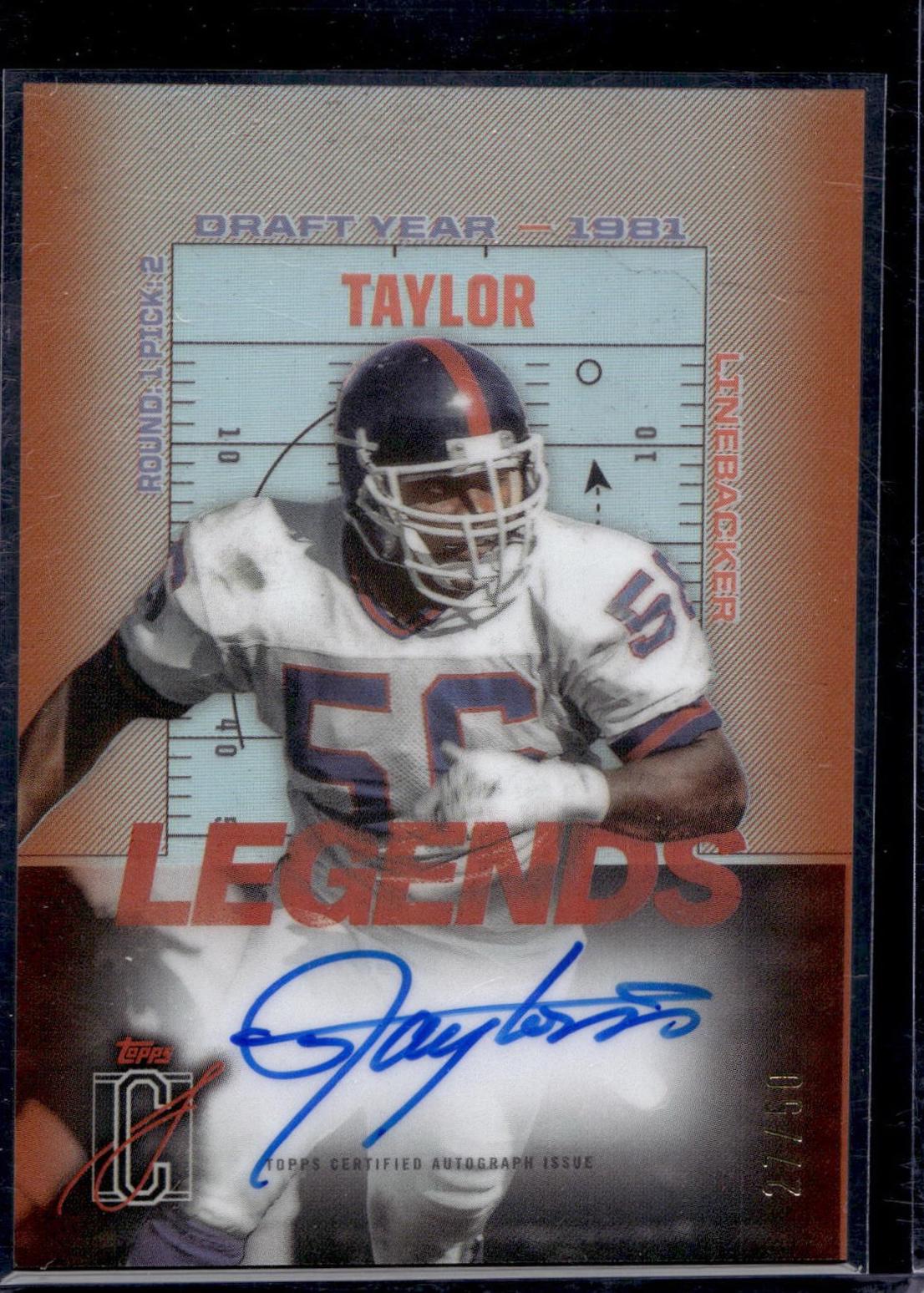 Lawrence Taylor [Orange] #LCA-LT