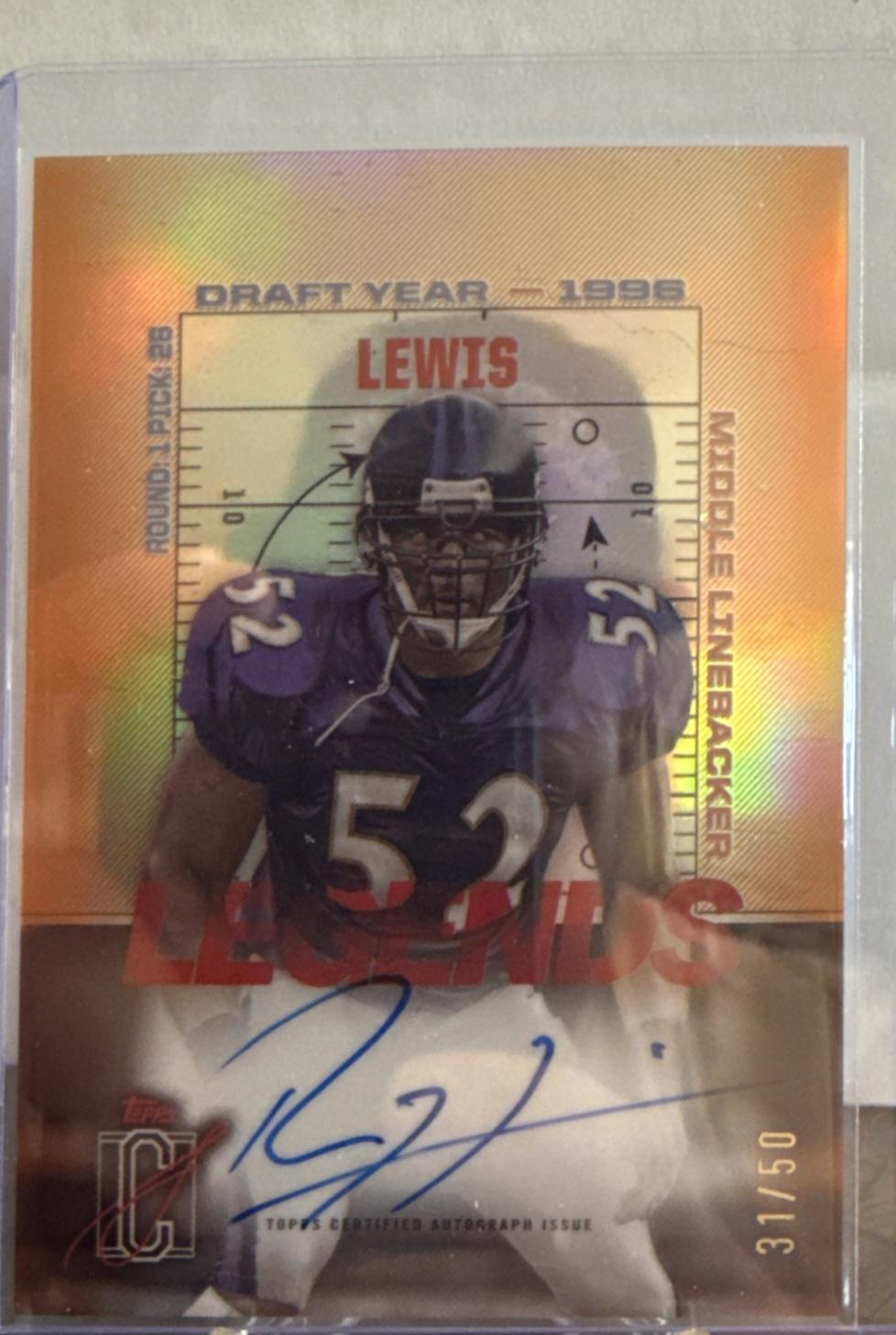Ray Lewis [Orange] #LCA-RL