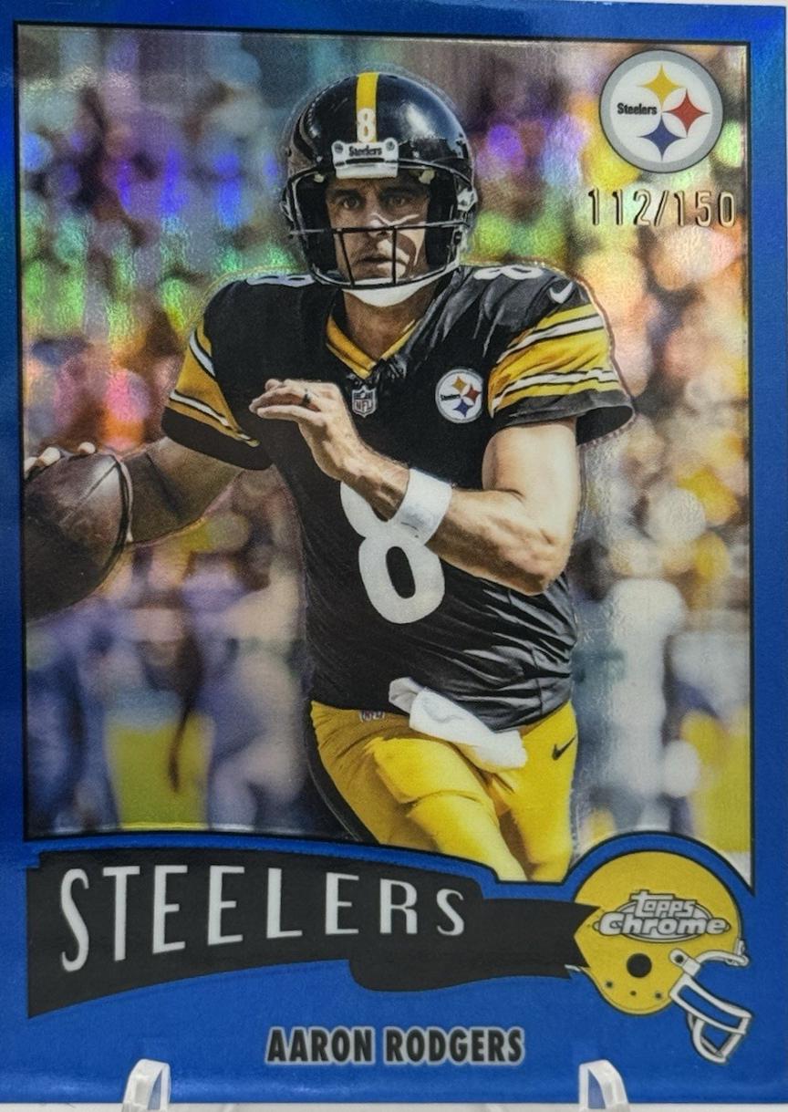 Aaron Rodgers [Blue Refractor] #1975-28