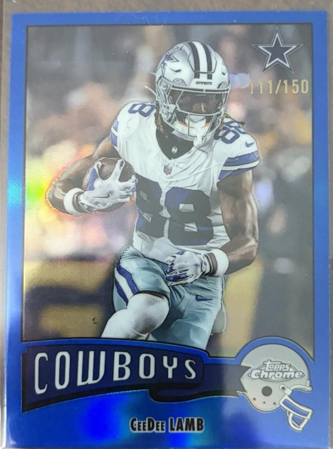 CeeDee Lamb [Blue Refractor] #1975-9