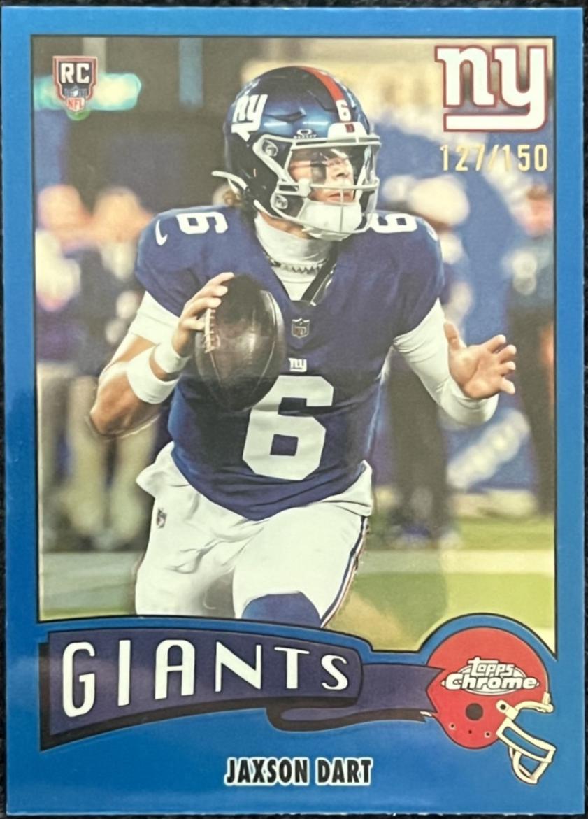 Jaxson Dart [Blue Refractor] #1975-25