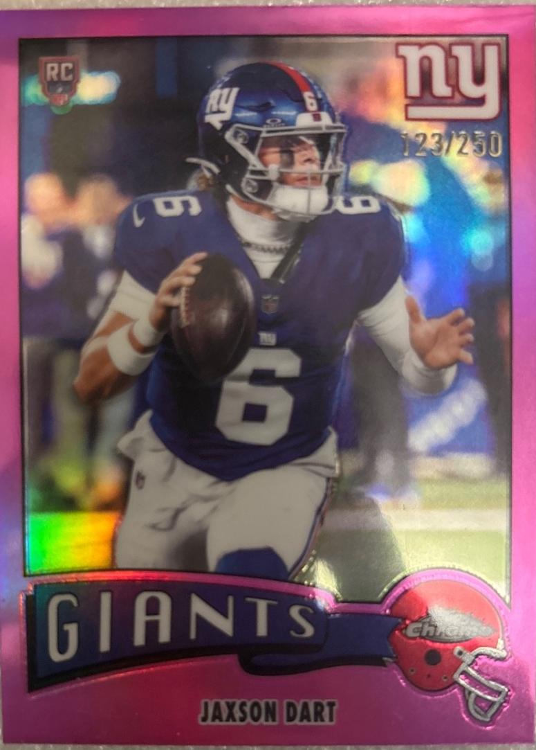 Jaxson Dart [Pink Refractor] #1975-25