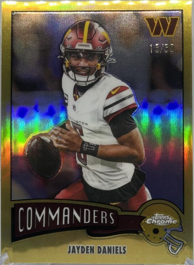 Jayden Daniels [Gold Refractor] #1975-34