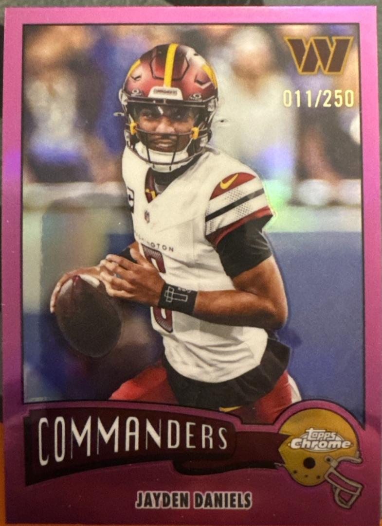 Jayden Daniels [Pink Refractor] #1975-34
