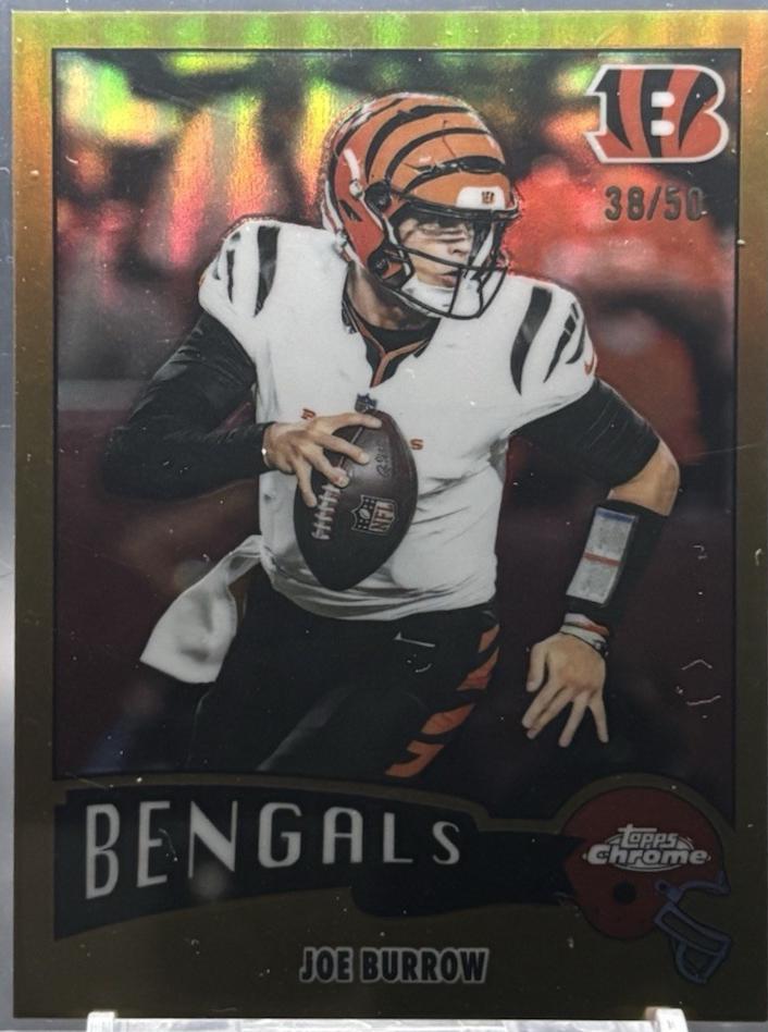 Joe Burrow [Gold Refractor] #1975-7