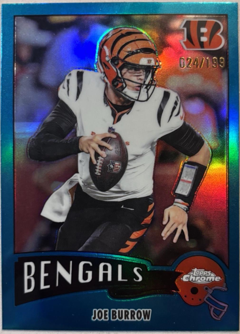 Joe Burrow [Green Refractor] #1975-7
