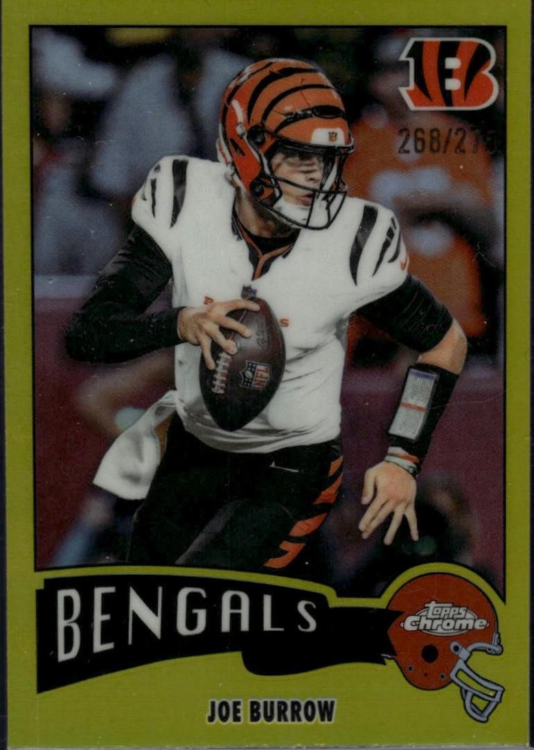 Joe Burrow [Yellow Refractor] #1975-7