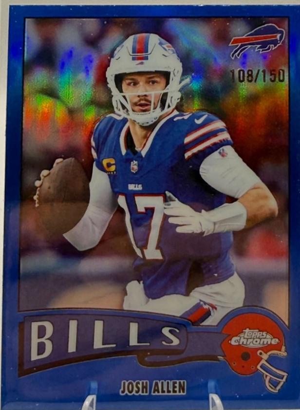 Josh Allen [Blue Refractor] #1975-4