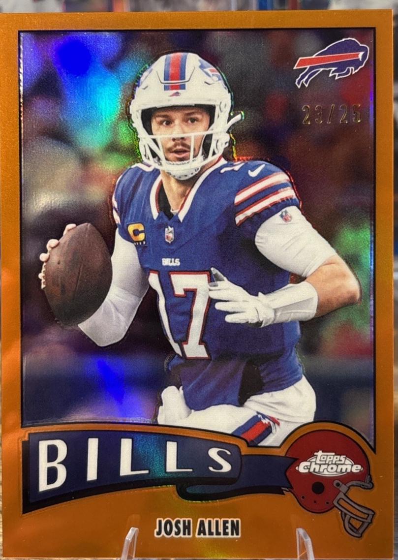 Josh Allen [Orange Refractor] #1975-4