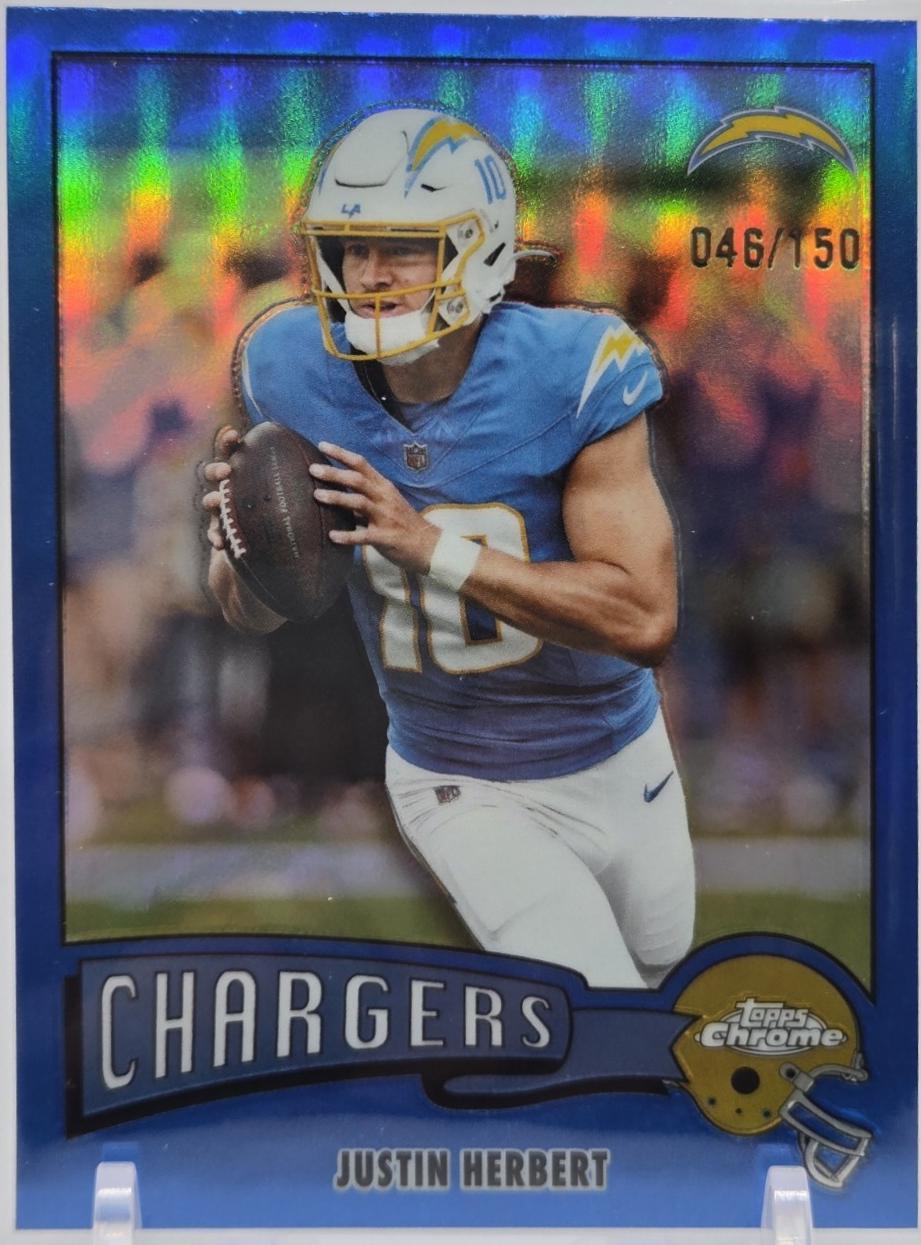 Justin Herbert [Blue Refractor] #1975-18