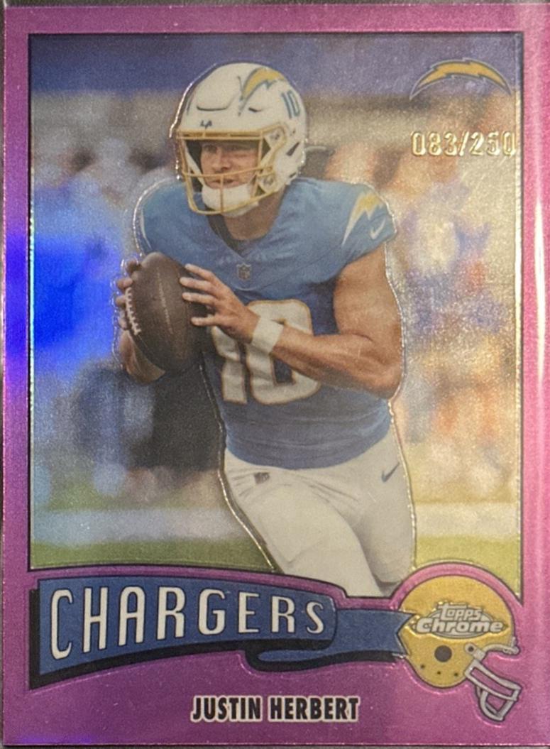 Justin Herbert [Pink Refractor] #1975-18