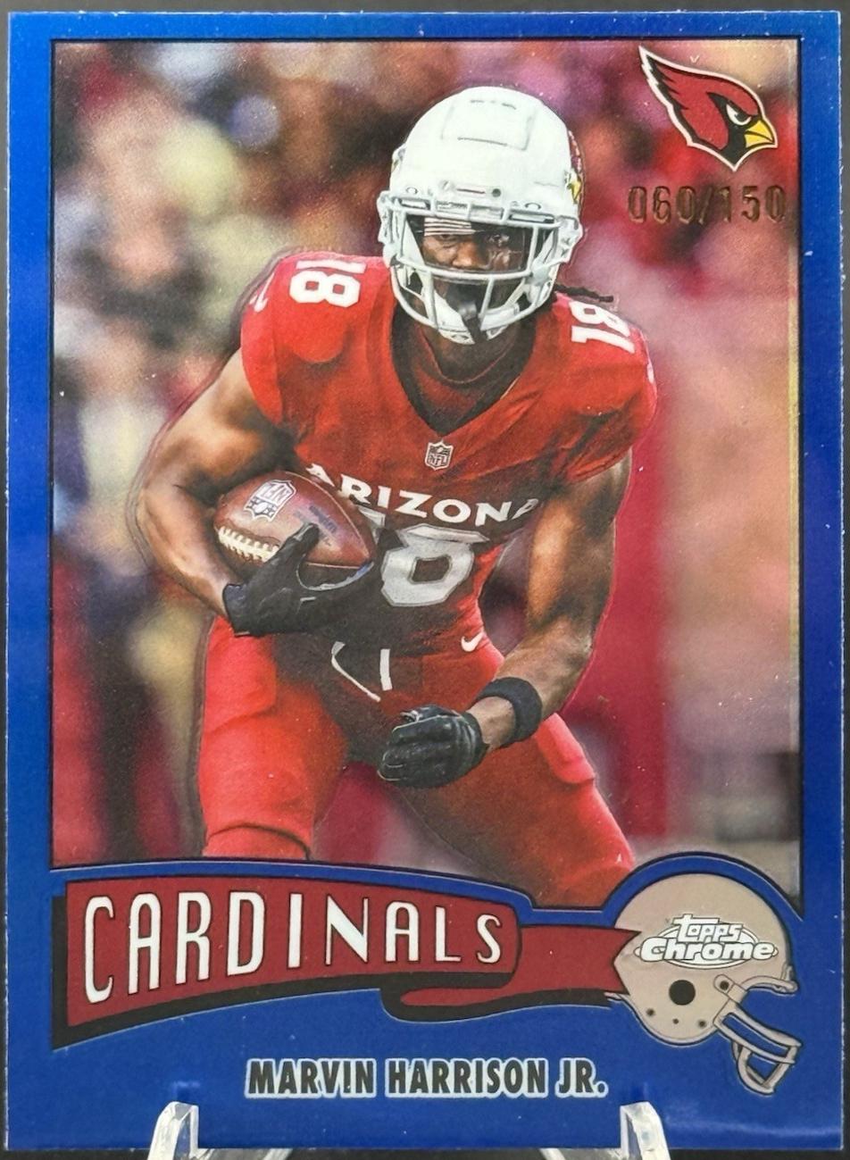 Marvin Harrison Jr. [Blue Refractor] #1975-1