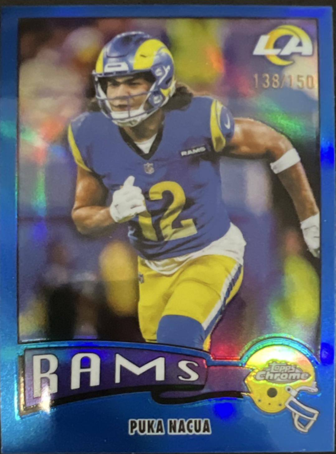 Puka Nacua [Blue Refractor] #1975-19