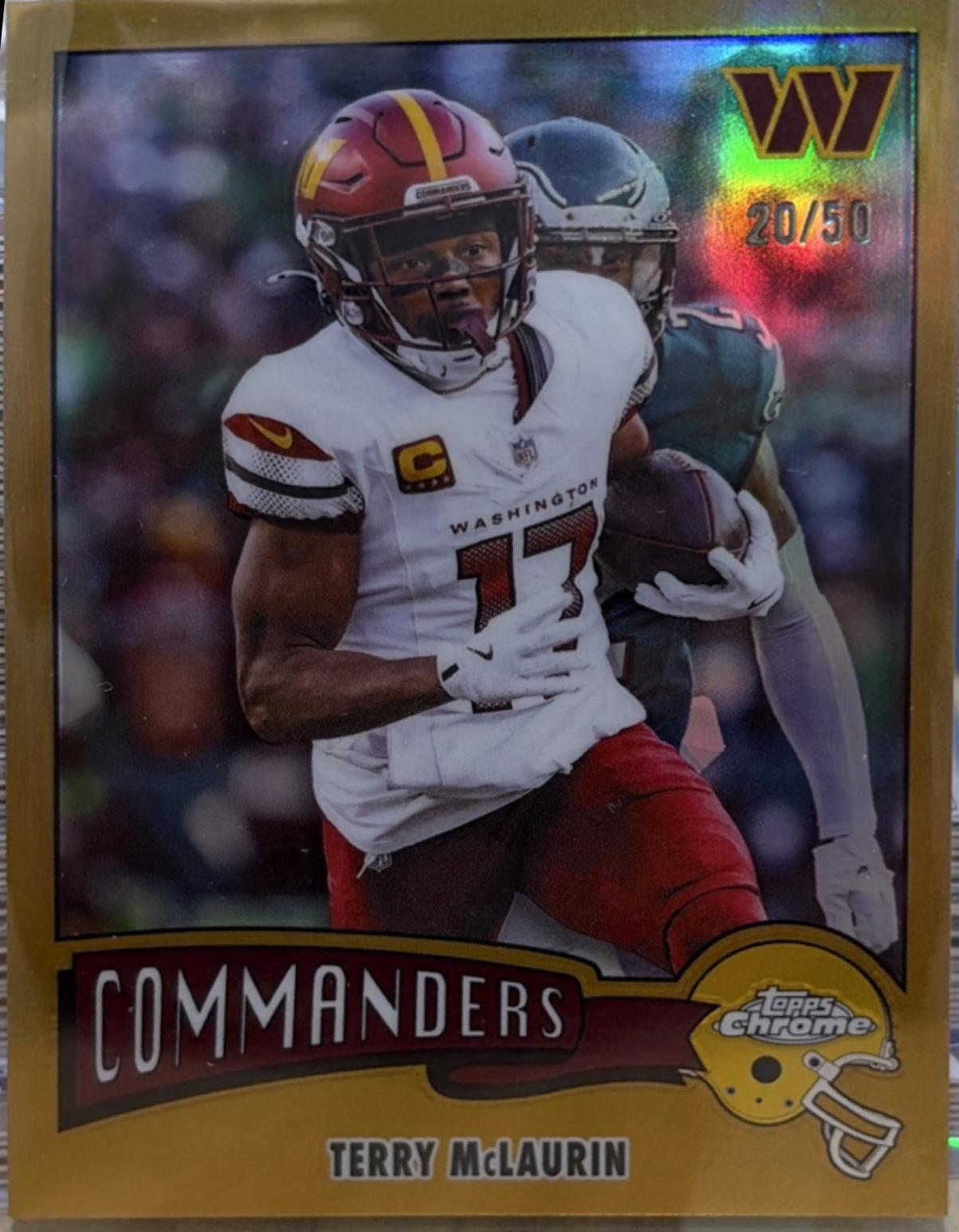Terry McLaurin [Gold Refractor] #1975-35