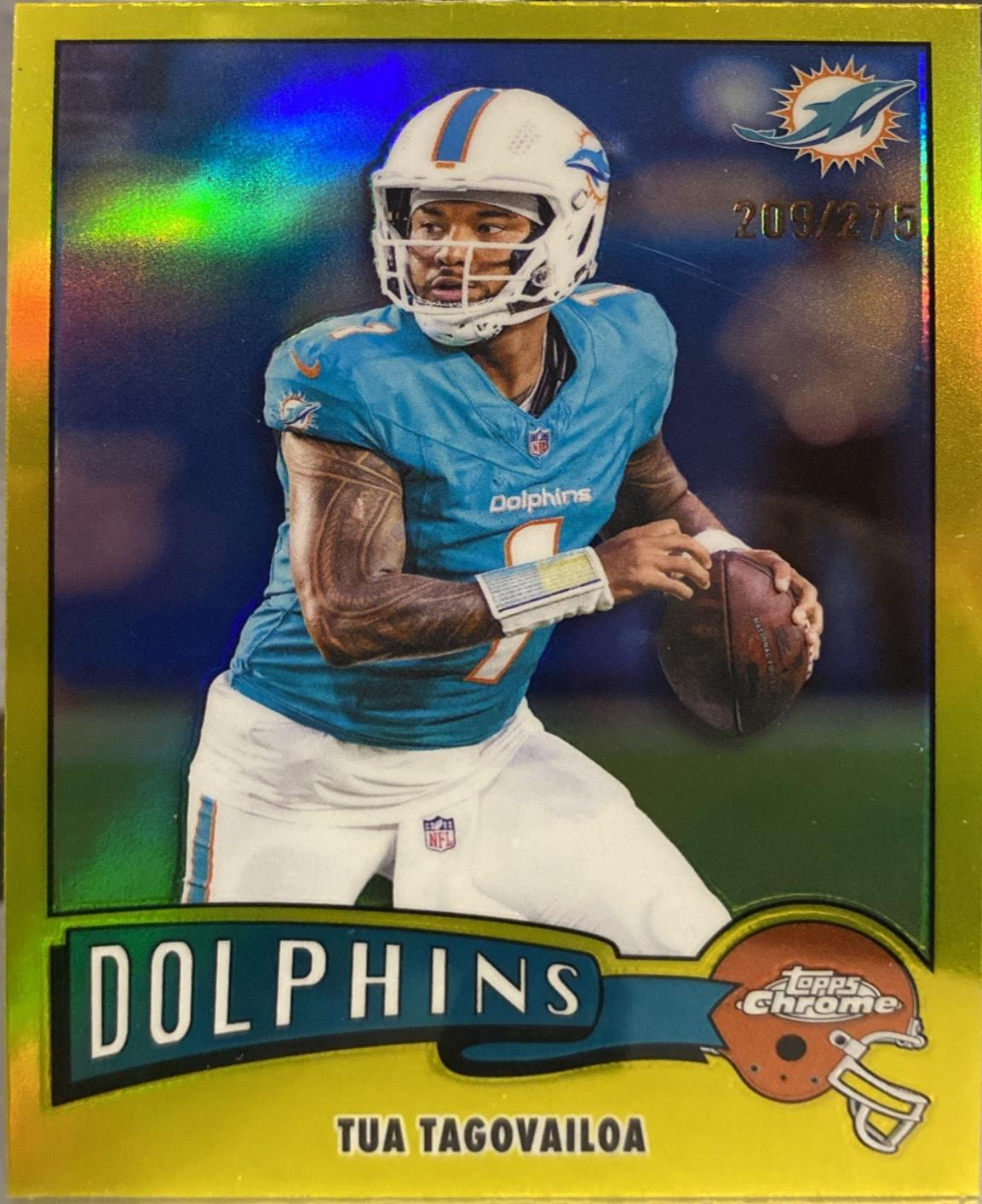 Tua Tagovailoa [Gold Refractor] #1975-21